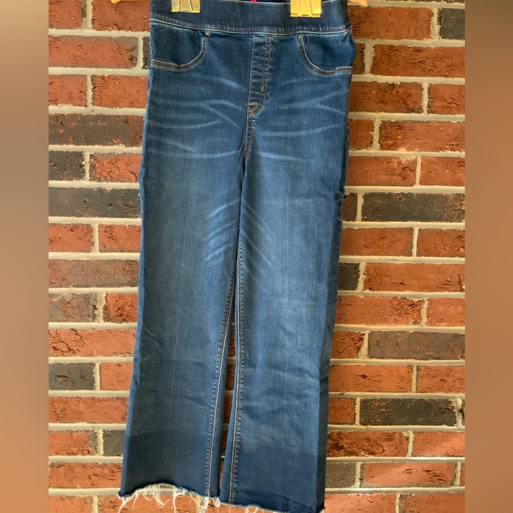 Spanx crop kick denim pant